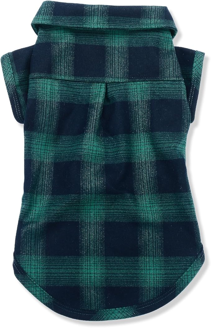 Koneseve Dog Shirt, Pet Plaid Clothes Shirt T-Shirt Sweater Matching Breathable for Small Medium Large Dog Cat Puppy Adorable Casual Cozy Halloween Thanksgiving Christmas Costumes (Green; 5XL)