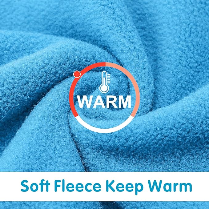 Idepet Dog Fleece Sweater, Small Dogs Shirt Pullover Sweatshirt Pet Dog Clothes Soft Puppy Sweater Warm Winter Shirt Classic Cat Apparel for Small Dogs and Cats (X-Small, Blue)