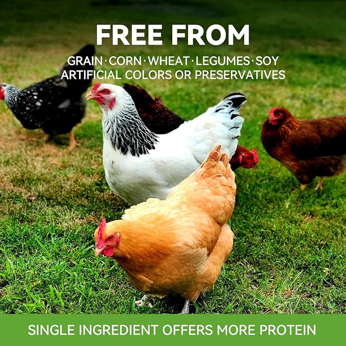 OPET Freeze Dried Chicken Cat Treats, Single Ingredient Grain Free High Protein Pet Food for Cats and Dogs, Healthy Training Snacks, Freeze Dried Cat Food (Chicken Breast, 5.92 Ounce)