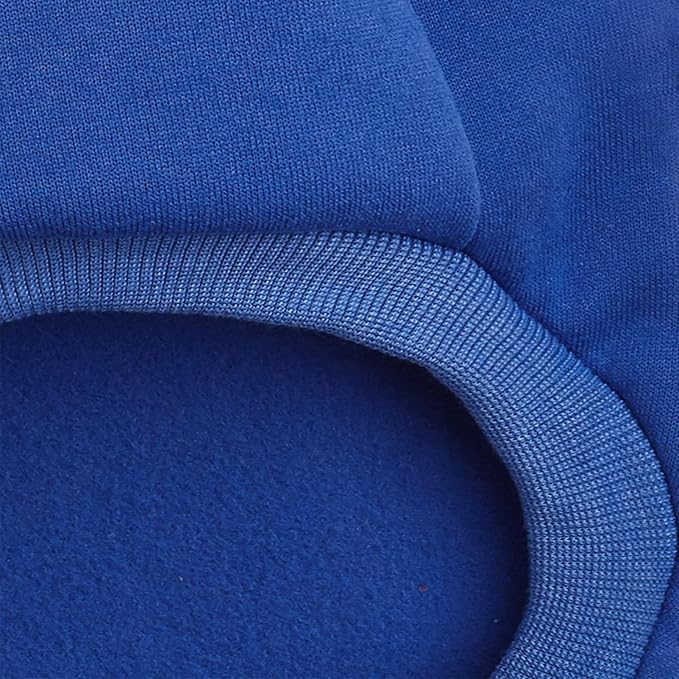Puppy Sweater for Small Dogs Clothes Warm Winter Cat Clothe Pet Sweatshirt Knitwear Doggie Kitten Clothing, Blue, Small
