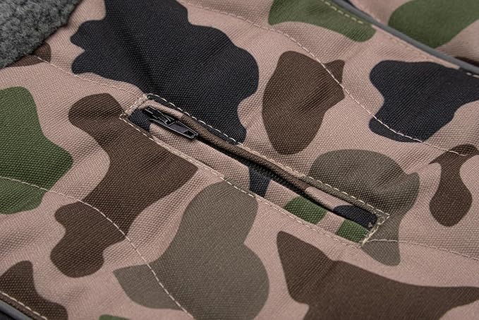 King Buck After-Hunt Quilted Sherpa Jacket, Camo, S/M