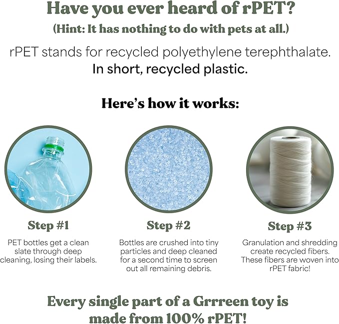 Dog Toys | Plush Toy Turtle Stuffed Animal for Dogs | Medium Eco Friendly Toy - Easy to Clean and Made from Non Toxic Materials