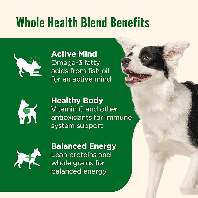 Nutrish Real Chicken & Veggies Recipe Whole Health Blend Dry Dog Food, 28 lb. Bag, Packaging May Vary (Rachael Ray)