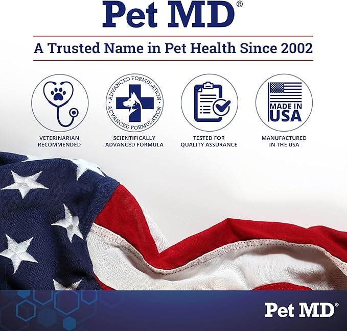 Pet MD Wrap-A-Pill with Dog Probiotics - Pill Wrap for Dogs Medicine - Easy-to-Use Paste to Hide Capsules, Create Pockets and Treats for Dogs - Cheese & Bacon (4.2oz)