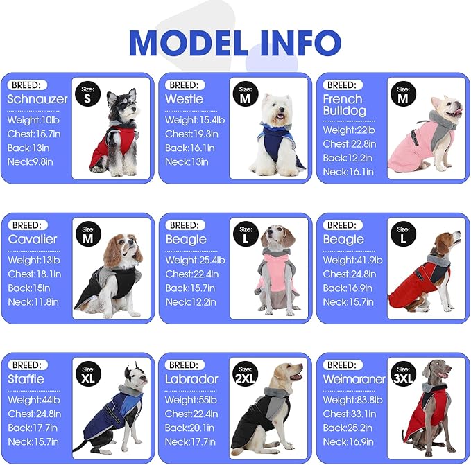 Nanaki Large Dog Coats for Winter Waterproof, Warm Fleece Lining Reflective Large Dog Jacket with Leash Hole,Furry Collar Cold Weather Puppy Jacket Outdoor Walking Hunting Easy On Pet Snow, Red 2XL
