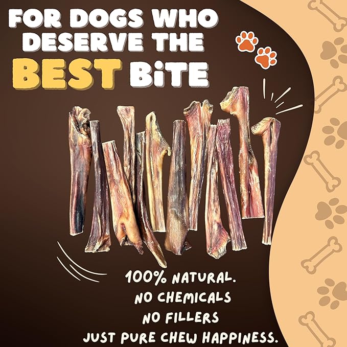 Woofley's - Esophagus Stick (1 Pound)- Gullet Sticks for Dogs - Safe Jerky Dog Chews -Easily Digestible Dog Jerky Bully Sticks