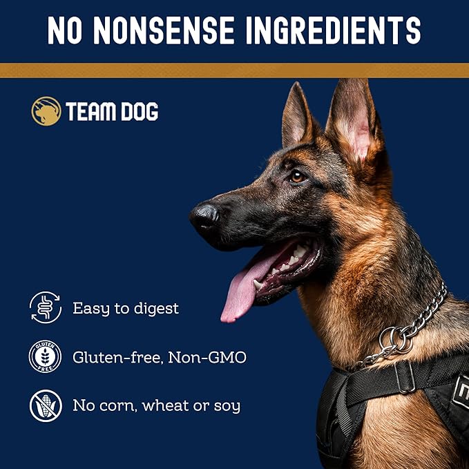 Team Dog Essential Blend Chicken & Sweet Potato | Sensitive Stomach Dog Food Small Breed & Large Breed | Gluten Free, GMO Free, No Corn, Wheat or Soy | All Life Stage Formula (33 lb Dry Dog Food)