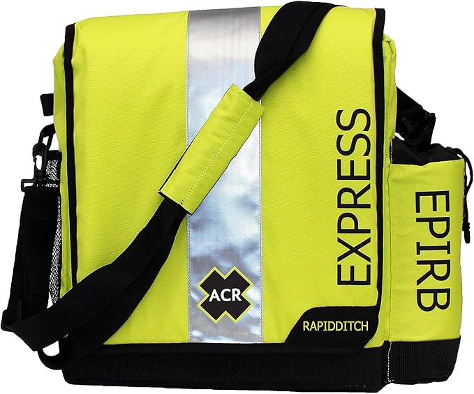 ACR GlobalFix V6 RLS EPIRB Survival Kit with ResQLink 410 RLS PLB, Ditchbag, and signaling Gear ensures Reliable Emergency Response, Providing Vital Safety and Rescue Tools.-2339.1