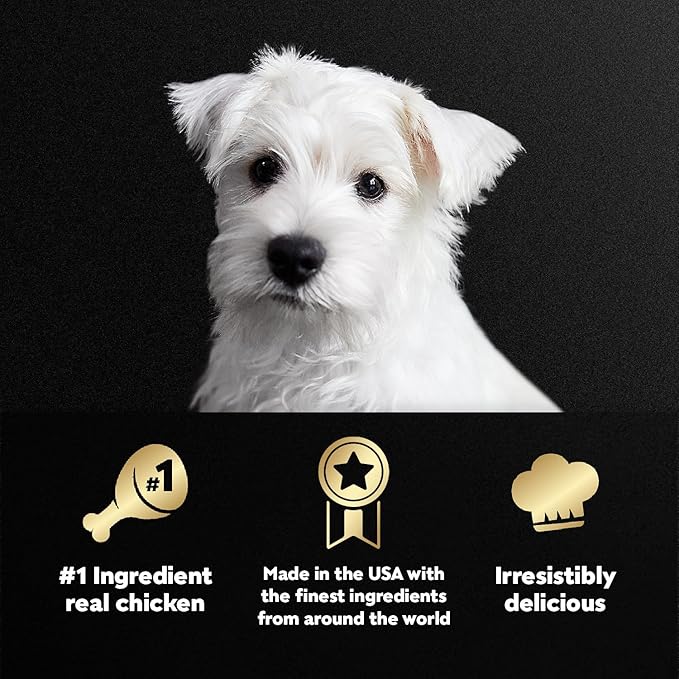 Cesar Puppy Wet Dog Food Classic Loaf in Sauce Chicken & Beef Recipe, 3.5 oz. Easy Peel Trays (24 Count, Pack of 1)