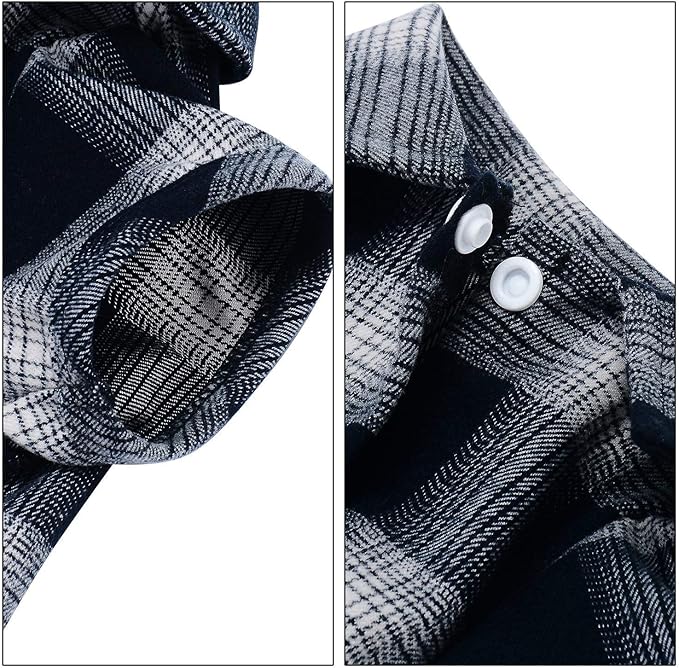 Koneseve Dog Shirt, Pet Plaid Clothes Shirt T-Shirt, Sweater Bottoming Shirt for Small Dog Cat Puppy Grid Adorable Wearing Stylish Cozy Halloween,Christmas Costumes (Blue;M/Medium)