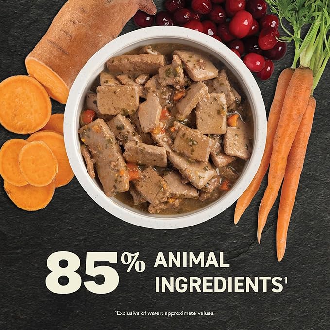 ACANA Premium Chunks in Bone Broth Grain-free Wet Dog Food Duck Recipe 12.8oz Cans (12 Count)