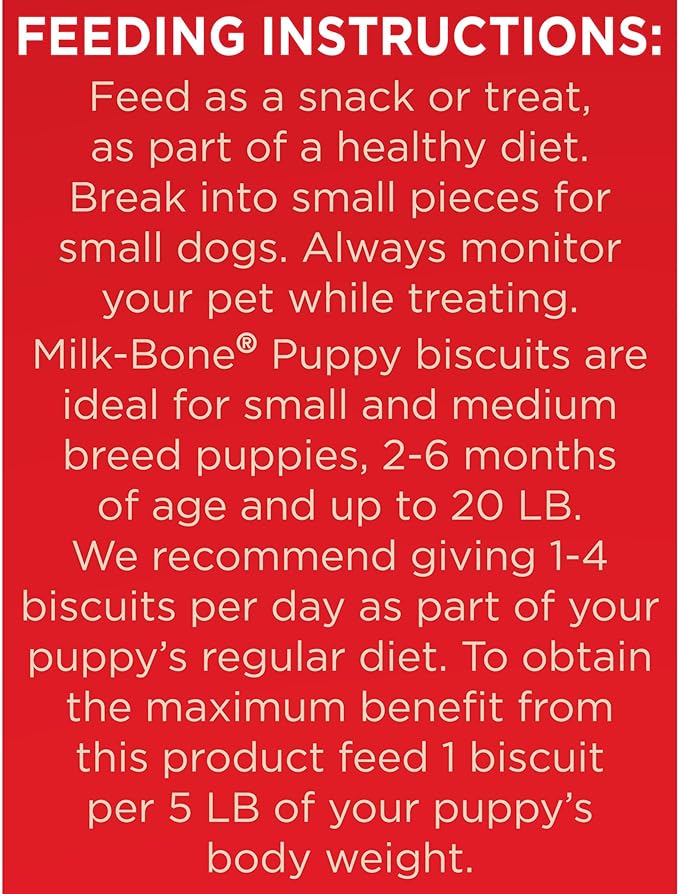 Milk-Bone Original Dog Treats for Puppies, 16 Ounce (Pack of 6), DHA Helps Support Healthy Brain Development