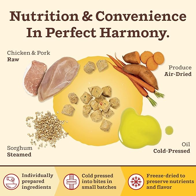Primal Kibble in The Raw, Freeze Dried Dog Food, Puppy Recipe, Scoop & Serve, Made with Raw Protein, Whole Ingredient Nutrition, Crafted in The USA, Dry Dog Food 5.4 lb Bag