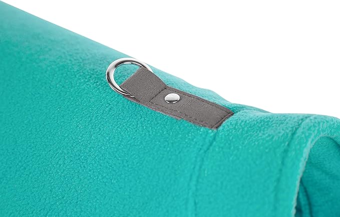 Gooby Fleece Vest Dog Sweater - Peach, Medium - Warm Pullover Fleece Dog Jacket with O-Ring Leash for Small to Medium Dogs