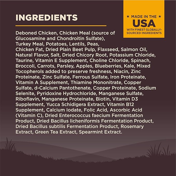 Wellness CORE Puppy Dry Dog Food, Grain-Free, High Protein, Natural, Chicken & Turkey Recipe, (26-Pound Bag)