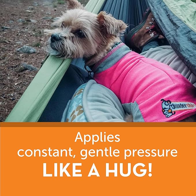 ThunderShirt for Dogs, XX Small, Pink Polo - Dog Anxiety Vest