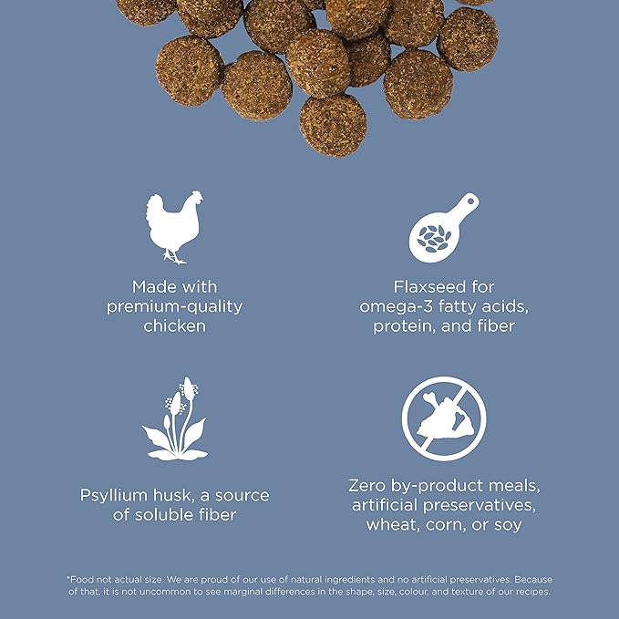 Go! Solutions Weight Management + Joint Care, Grain-Free Dry Dog Food, Chicken Adult and Senior Recipe, 3.5 lb Bag