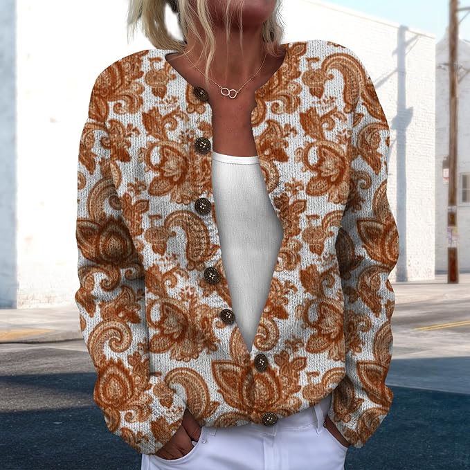 Sweater for Women Trendy Open Front Cardigan Fall Cardigan Sweaters for Women Crewneck Long Sleeve Outfits Fashion