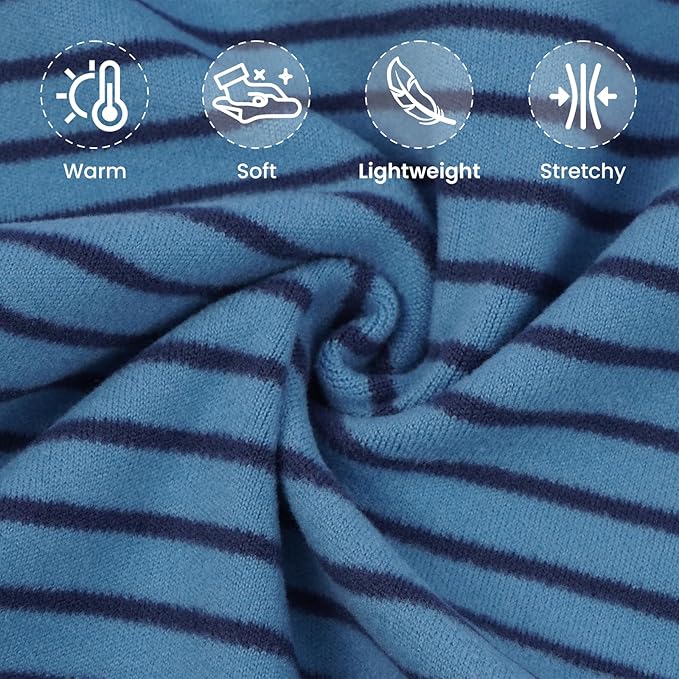 ROZKITCH Dog Shirt for Large Dogs Giant Breeds Sweater Pet Hoodie & Vest, Breathable Cozy Pullover for Stylish & Functional Design BlueStripe 3XL