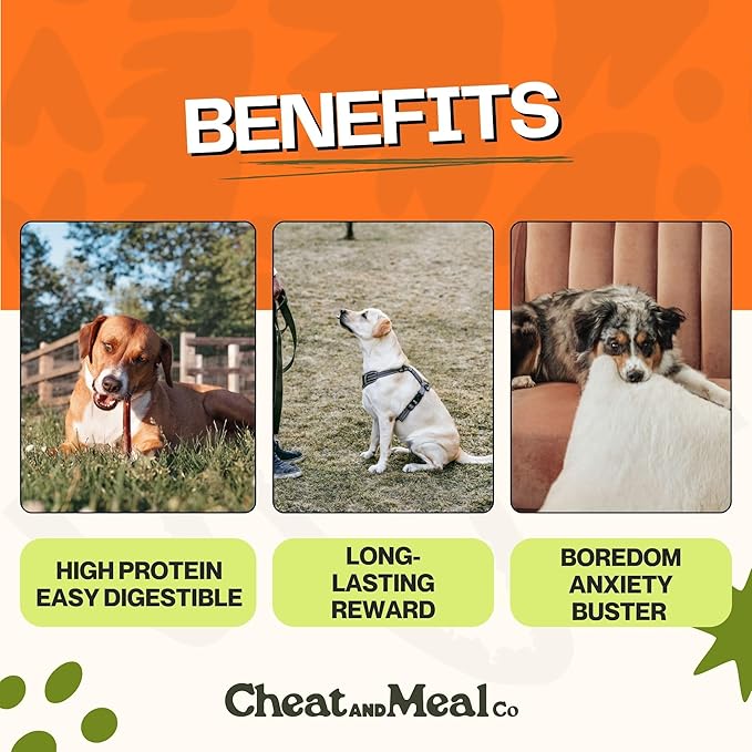 Bully Sticks for Small Dogs, (6 Inch, 25 Count), Small Chew Toy for Puppies and Senior, Natural, Single Ingredient, 100% Beef Pizzle, Long Lasting Treats, Grass Fed, Rawhide-Free