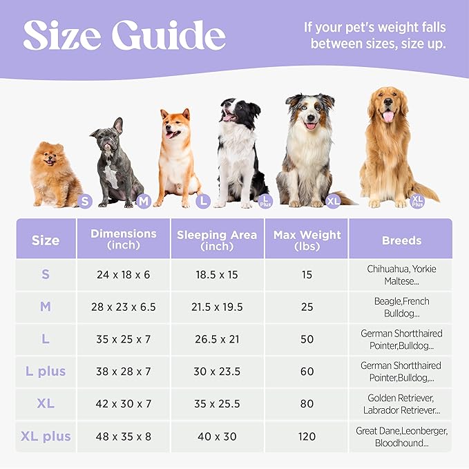 LE SURE Cute Dog Bed Medium Size Dog, Orthopedic Waterproof Medium Pet Beds with Sides, High Back Non-Slip Bottom and Egg-Crate Foam Pet Couch Sofa with Washable Removable Cover, Grey