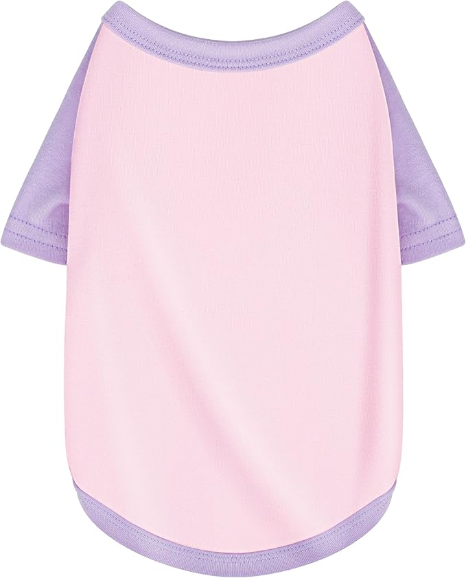 Stylish Pink Color Block Dog Shirt: Premium Polycotton Blend, Comfortable, Breathable, and Wrinkle-Resistant. Perfect Apparel for Small, Medium, & Large Dogs, a Must-Have for Pet Lovers XL