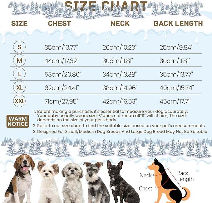 BRKURLEG Grey Dog Winter Coat, Cozy Winter Dog Jackets, Small Dogs Coat with Harness, Onesie Body Warm Puppy Jacket, Pet Reflective Windproof Cold Weather Jackets, Puppy Four-Legged Puffer Coats, XL