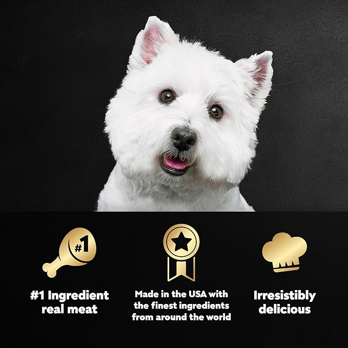 Cesar Wet Dog Food Classic Loaf in Sauce Filet Mignon and Porterhouse Steak Flavors Variety Pack, 3.5 oz. Easy Peel Trays (12 Count, Pack of 2)