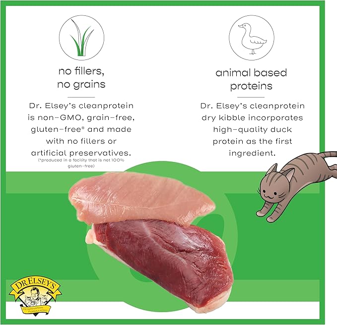 Dr. Elsey's cleanprotein Duck & Turkey Recipe Wet Cat Food, 2.75 oz Can (Case of 24)