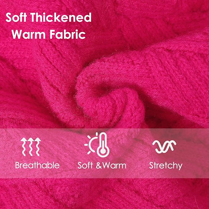 AOFITEE XL Dog Sweater, Dog Sweater Large Size Dogs, Large Dogs Sweaters for Female Male, Turtleneck Thick Warm Knitted Winter Fall Pet Sweatshirt Pullover, Solid Pet Christmas Sweaters, XLarge