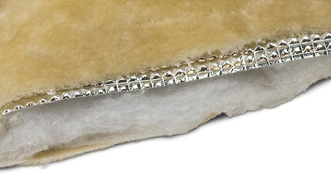 Furhaven ThermaNAP Self-Warming Cat Bed for Indoor Cats & Small Dogs, Washable & Reflects Body Heat - Quilted Faux Fur Reflective Bed Mat - Leopard, Small