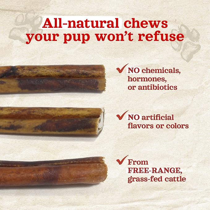 Natural Farm Peanut Butter Stuffed Collagen Sticks for Dogs (12 Inch, 5-Pack), Rawhide-Free Collagen Sticks, Natural Long Lasting Dog Chews for Small, Medium and Large Dogs, Great Rawhide Alternative