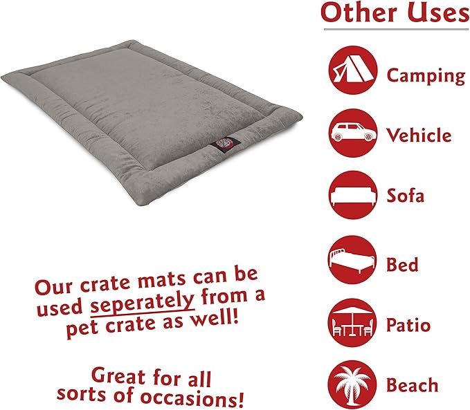 48" Villa Vintage Crate Dog Bed Mat By Majestic Pet Products