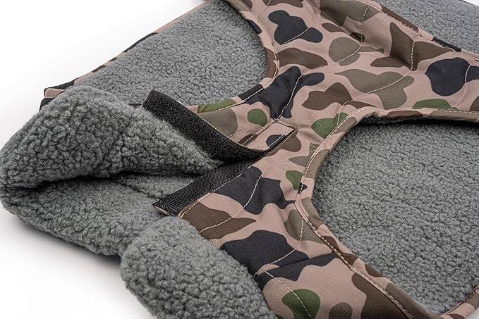 King Buck After-Hunt Quilted Sherpa Jacket, Camo, L/XL