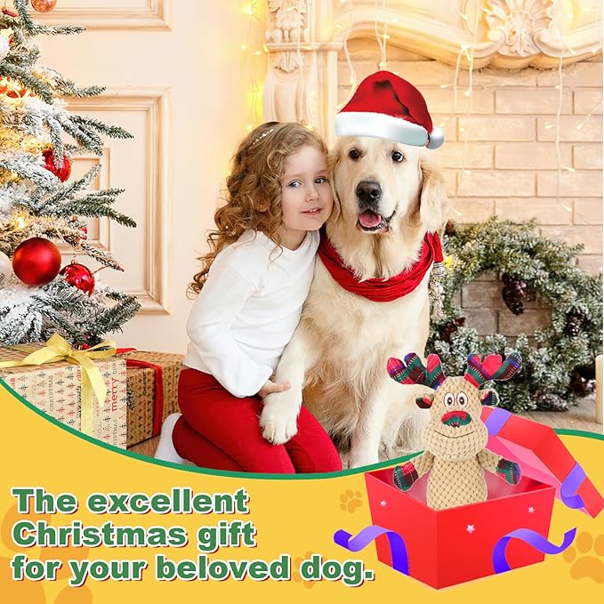 Dog Toy, Squeaky Interactive Dog Toys to Keep Them Busy for Large Small Dogs, Plush Puppy Toys, Best Gifts for Dogs.