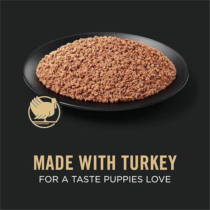 Purina Pro Plan Grain Free Wet Puppy Food, Classic Turkey Entrée - (Pack of 12) 13 oz. Cans