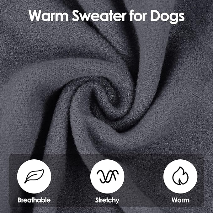 SUNFURA Hair Sticky Cat Clothes, Cat Sweater for Cats Only, 4-Legged Fleece Sweaters Kitten Pajamas Reduce Shedding Fur, Warm Pullover Shirts for Cats, Army Green XL