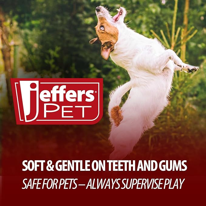 Jeffers Pet Plush Dog Toy with Squeaker, Fleecy Lamb 5" - Soft Crinkle Fabric, Safe & Durable, Healthy Fun for Small & Medium Dogs, Interactive Play, Fetch, Tug - Best Gift for Active Games