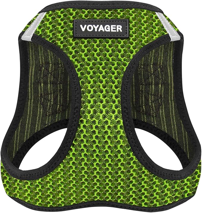 Best Pet Supplies Voyager Step-in Air Harness - All Weather Mesh, Reflective, No Pull Harness for Dogs, Cats - Secure with Hook & Loop Fastener, Buckle, Double D-Rings - Tone, XS