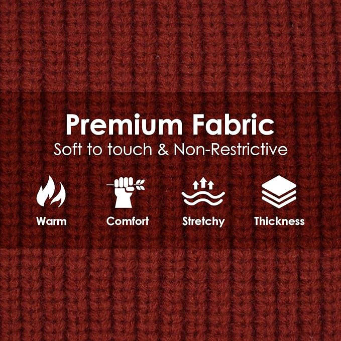 Large Dog Sweater, Soft Cable Knit Sweater with Harness Hole, Warm Christmas Sweaters for Dogs Male Female, Fall Winter Pet Holiday Clothes for Dachshund, French Bulldog, Terrier, Burgundy L