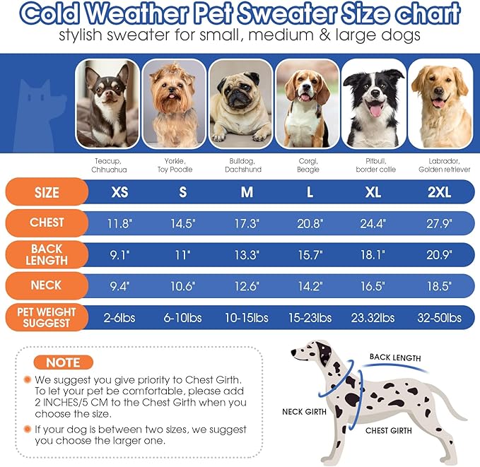 Queenmore Small Dog Sweaters for Small Dogs Girls Boys,Xmas Sweater Puppy,Turtleneck Knitted Sweater for Dog Cat,Cold Weather Pullover for Doggie Male Female,Soft Pet Sweater Pet Apparel(Purple,S)