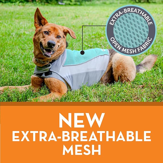 ThunderShirt Breeze for Dogs, X-Small, Aqua, Extra Breathable Mesh Fabric, Dog Anxiety Relief Vest for Every Day Stress & Calming During Thunder Storms and Fireworks