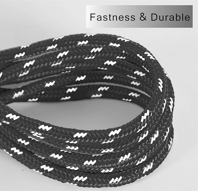 Reflective Cat Leash -30FT Cat Cable Out Escape Proof Walking Yard Long Durable Safe Leash Traning Play Outdoor for Puppies/Kittens/Small Animals(Black)