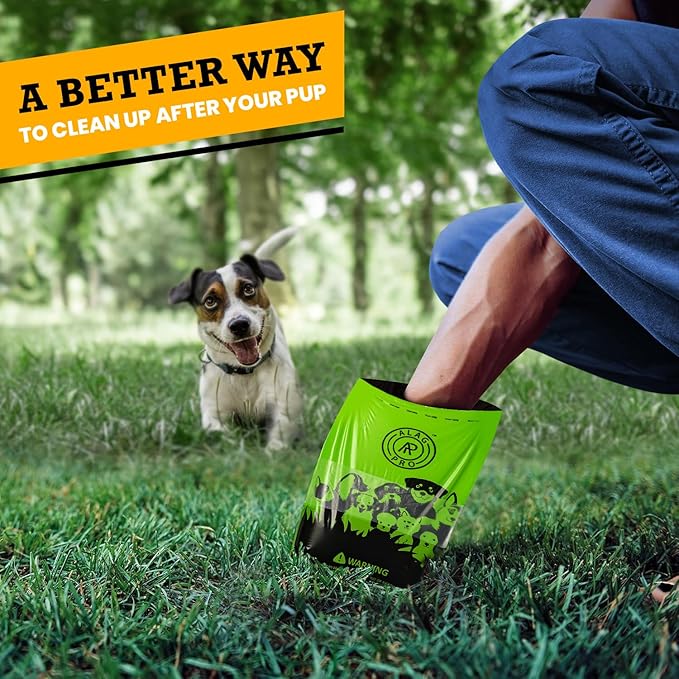 ALAGPRO® 3200 Pull-Strap Dog Waste Station Refill Header Bags - Fit Any Pet Waste Header Stations - 45% Thicker than Competitor Bags - 32 Headers of 100 Bags for Backyard, Parks & HOA's