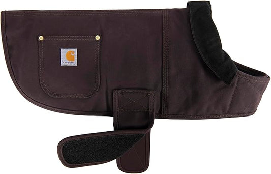 Carhartt Firm Duck Insulated Dog Chore Coat, Durable Weather Resistant Jacket for Cold and Windy Conditions, PFAS Free (Deep Wine), X-Large