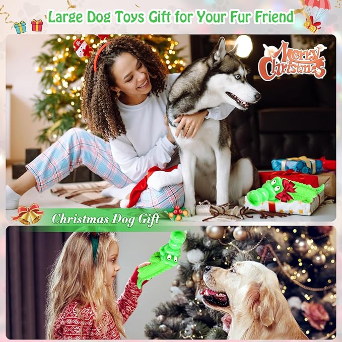 Dog Toys for Aggressive Chewers, Indestructible Toys for Large Dogs, Dog Chew for Large Medium Breed, Super Chewer with Tough Nylon, Gift for Dogs