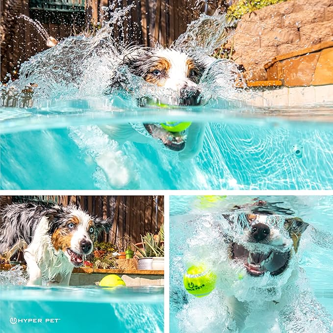 Hyper Pet Dog Tennis Balls - 12 Pack 2.5" for Exercise and Fetch; Interactive Toys; Great for Small Breeds