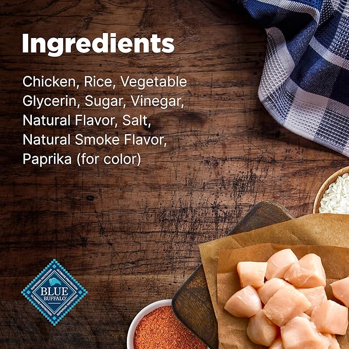 Blue Buffalo Nudges Jerky Bites Dog Treats, Made in the USA with Natural Ingredients, Bite-Sized Pieces, Chicken, 16-oz Bag
