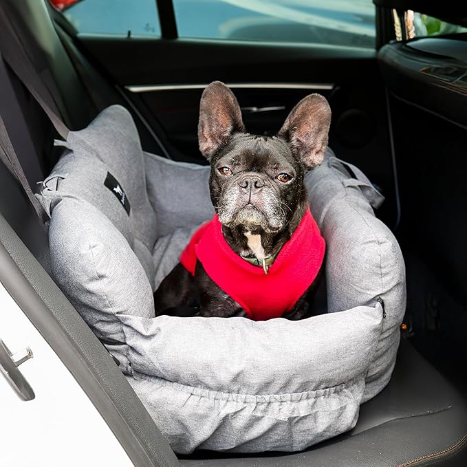 JACKO & CO - Fleece Vest Dog Sweater with Leash Ring - Soft, Warm & Lightweight Pullover Coat for Small & Medium Dogs, Puppies & Cats - Cozy Fall/Winter/Spring Pet Jacket (Red, X-Large 17-25lbs)