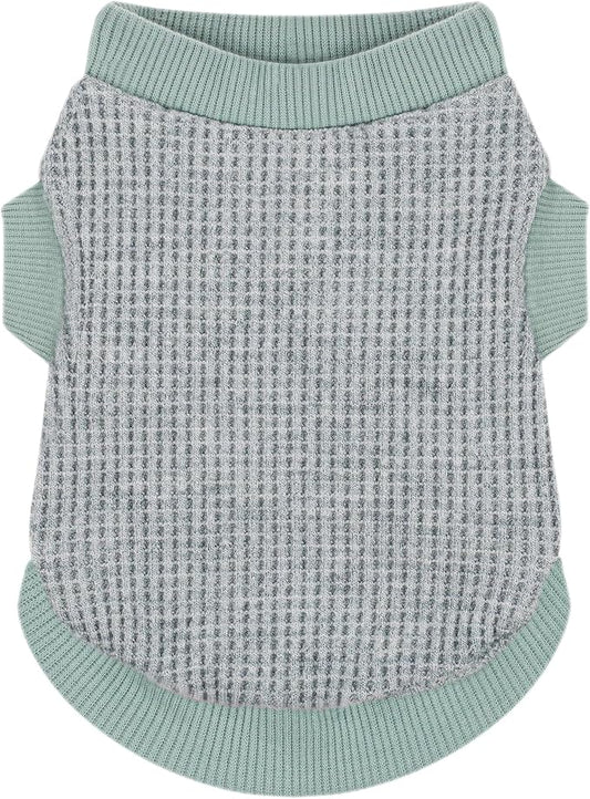 Cozy and Functional Dog Shirts for Small Puppies: Stretchable Green Attire with Easy-On Design, Ideal for Chihuahuas and Yorkies - Enhance Comfort and Playfulness on Chill Days XX-Large